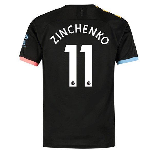 Camiseta Manchester City NO.11 Zinchenko 2ª Kit 2019 2020 Negro